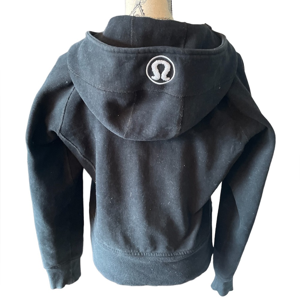Lululemon zip up sweater Black size 10 - Picture 2 of 9